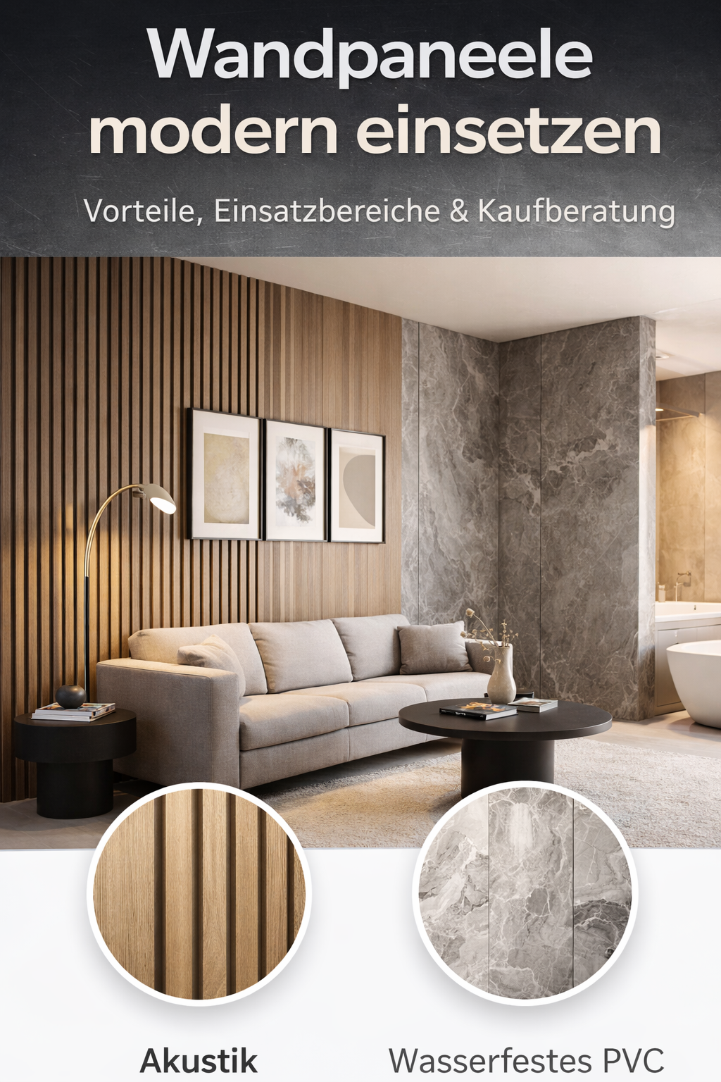Wandpaneele modern einsetzen – Vorteile, Einsatzbereiche und Kaufberatung