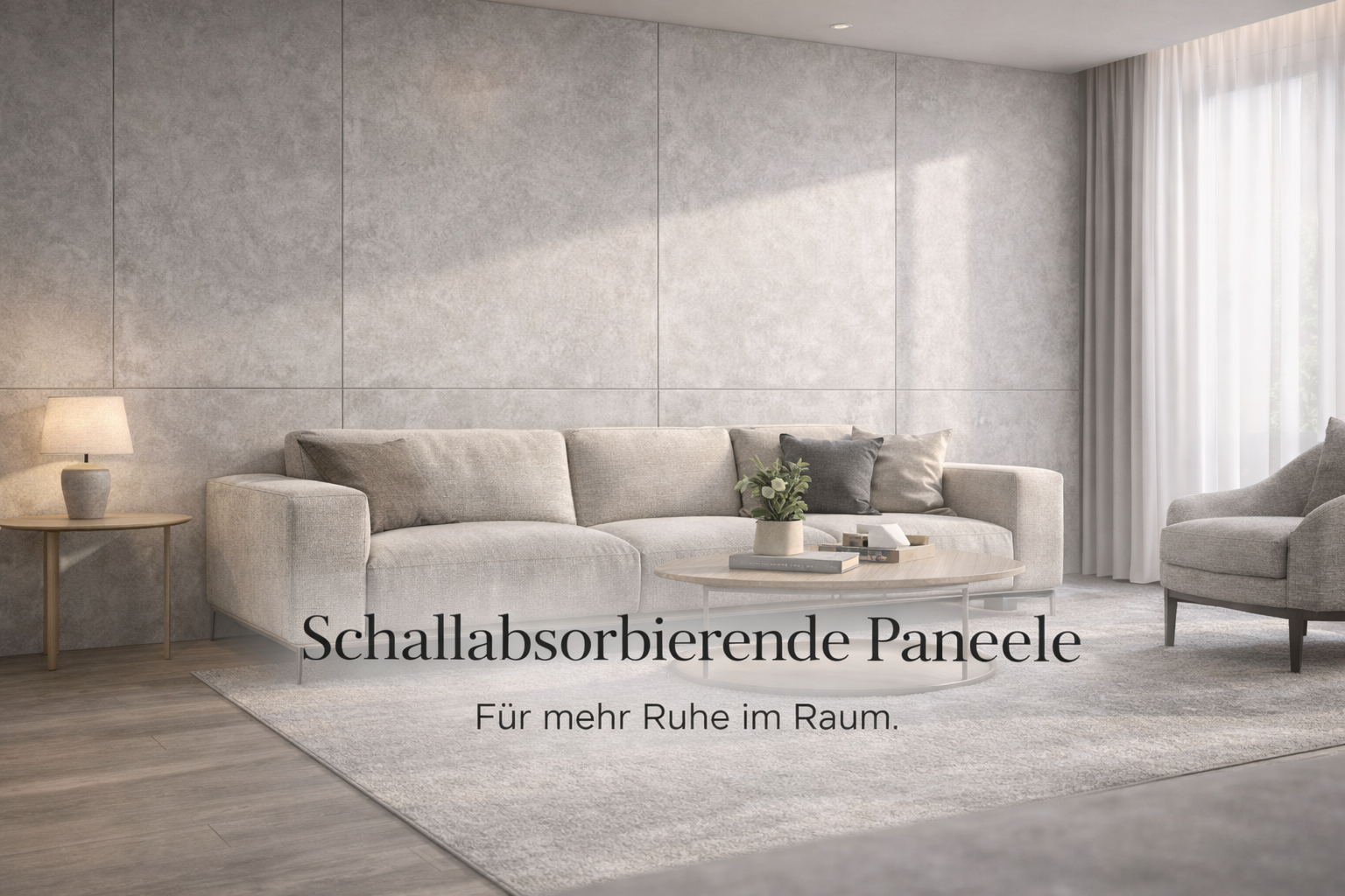 Schallabsorbierende Paneele