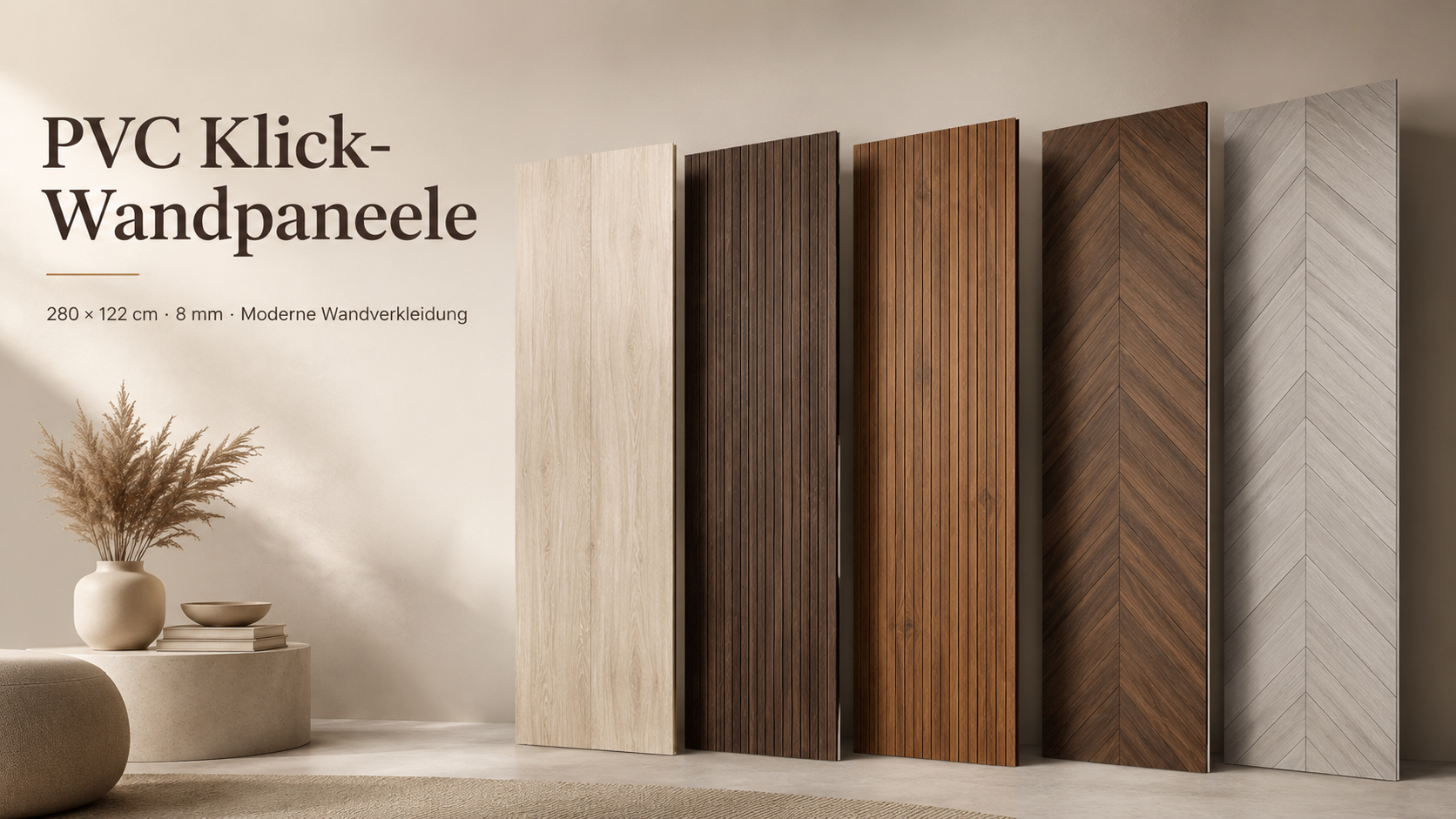 PVC Klick-Wandpaneele