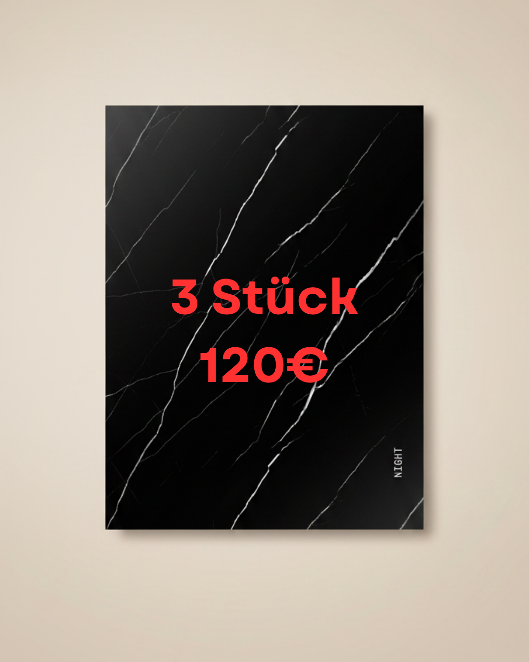 Panele ścienne PVC Night 260 x 122 cm – czarna marmurowa optyka z delikatnymi białymi żyłkami