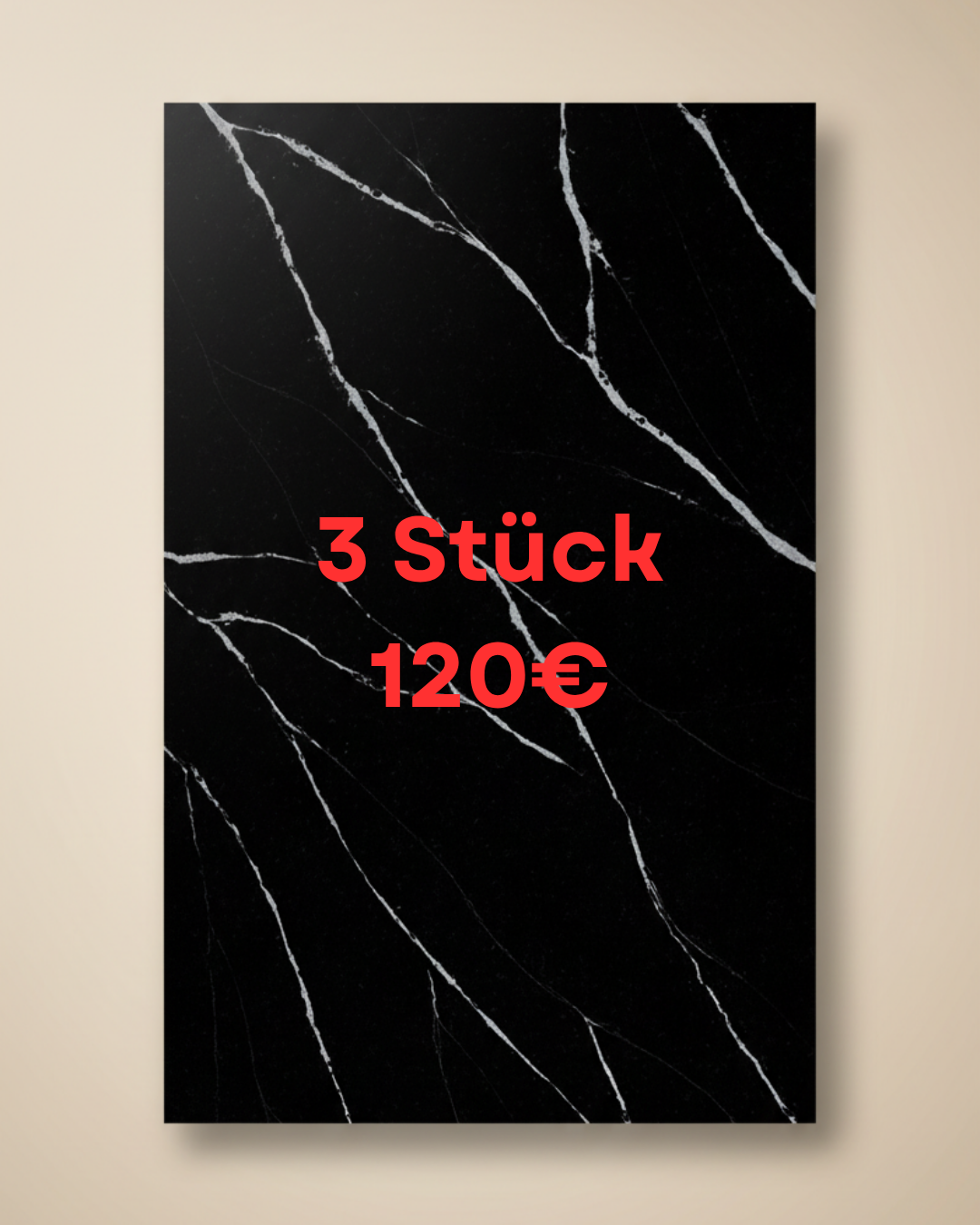 Panele ścienne PVC Carrara Schwarz 260 × 120 cm – Czarny marmur, wodoodporne i luksusowy design