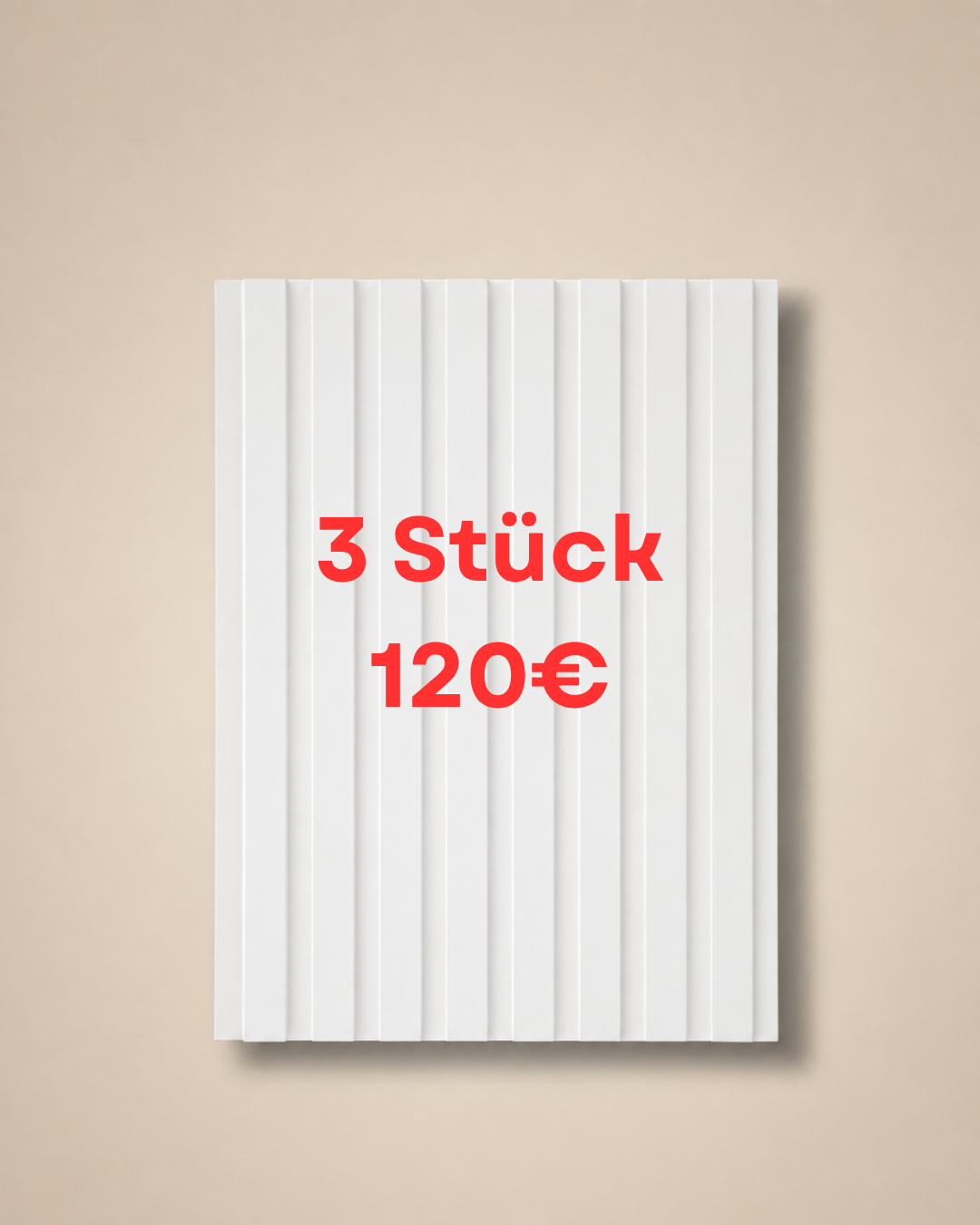Akustikpaneel Weiß Weiß 275 × 60 cm - Wandpaneel mit weißem Filz