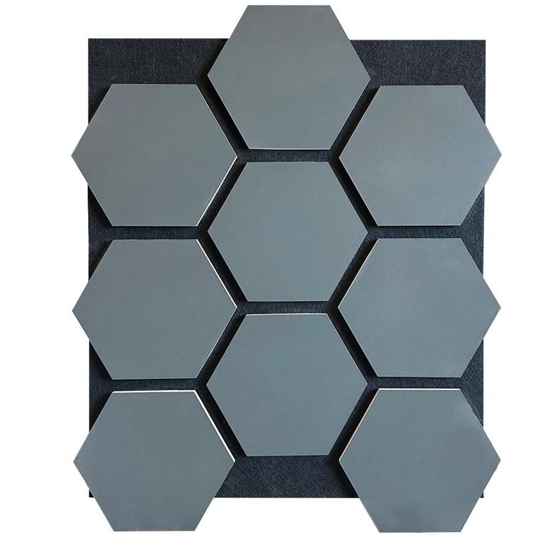 Hexagon Wandpaneel Anthrazit 65 × 80 cm – Modernes Design & Akustische Wirkung