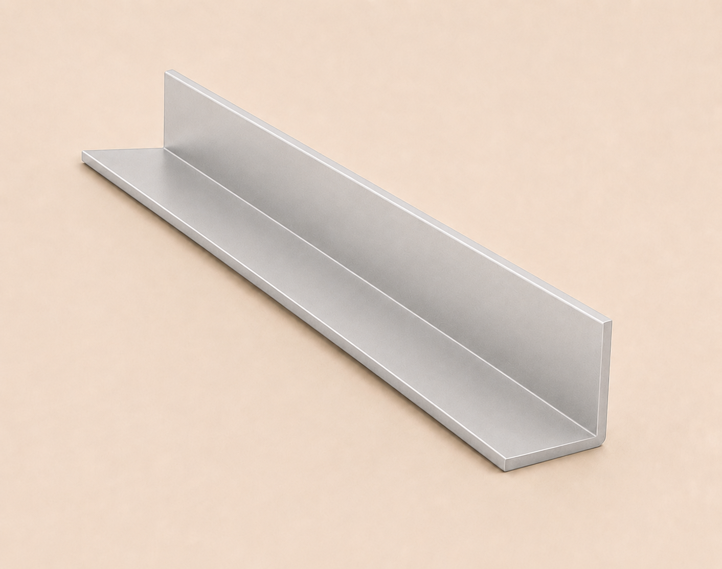 Winkelprofil Silber aus Edelstahl | 15 × 15 mm, 20 × 20 mm & 30 × 30 mm - L Profil