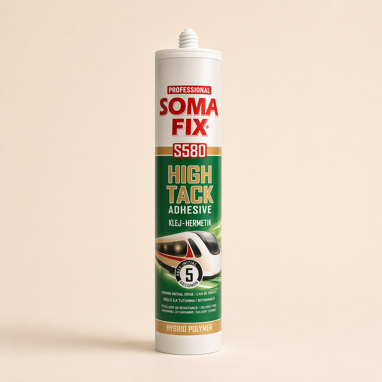 SOMA FIX S580 High Tack monteringslim – hybridpolymer