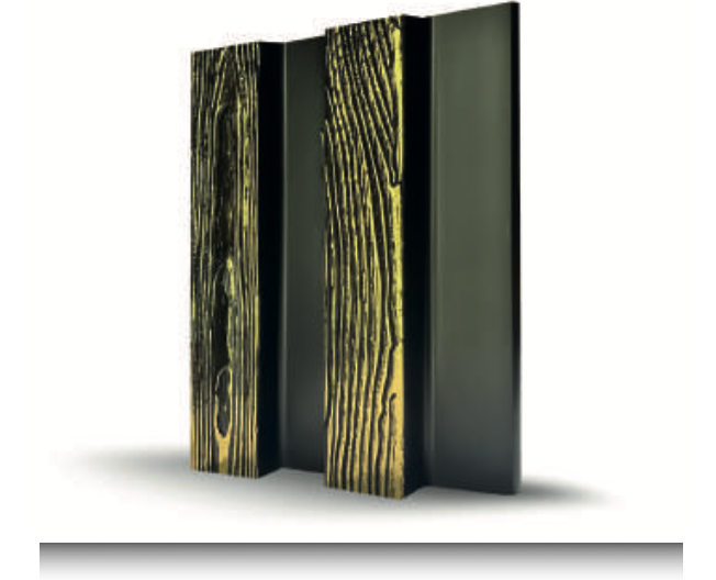 MDF-Wandverkleidungsplatte - Relief Gold-Effekt Dekorative Innenbeschichtung