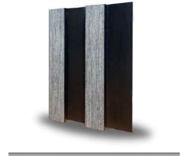 MDF Wall Cladding - Light Grey Textured Modern Decorative Interior Wall Cladding