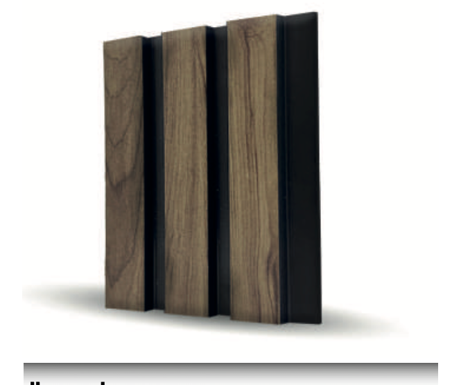 MDF Wall Cladding Panel - Oak 12 mm Decorative Interior Cladding