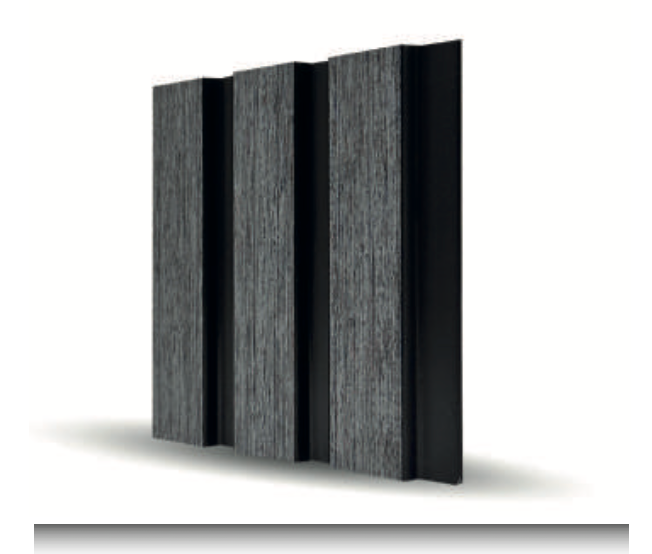 MDF-Wandverkleidung - Luna Grey Textured 12 mm Dekorative Wandverkleidung für Innenräume