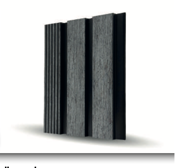 Tenké MDF nástěnné panely - Luna 1 cm Moderní šedá textura