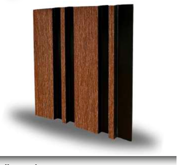 MDF-Wandverkleidung - New Wicker Walnuss 12 mm Dekorative Wandverkleidung