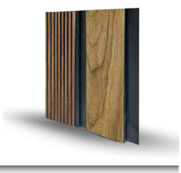 Stribede loft eg MDF-vægpaneler 1 cm | Moderne & industrielt design