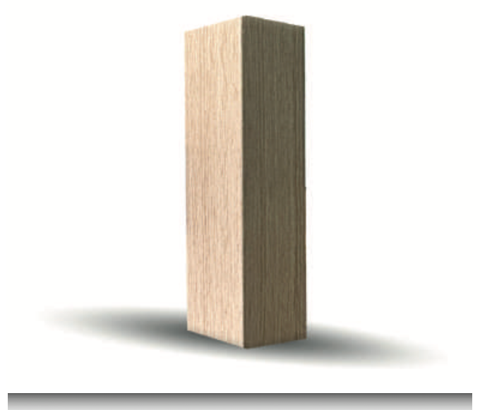 Cremefarbenes MDF-Quadratprofil 4×4 cm | Modernes Wand- und Eckdekorprofil