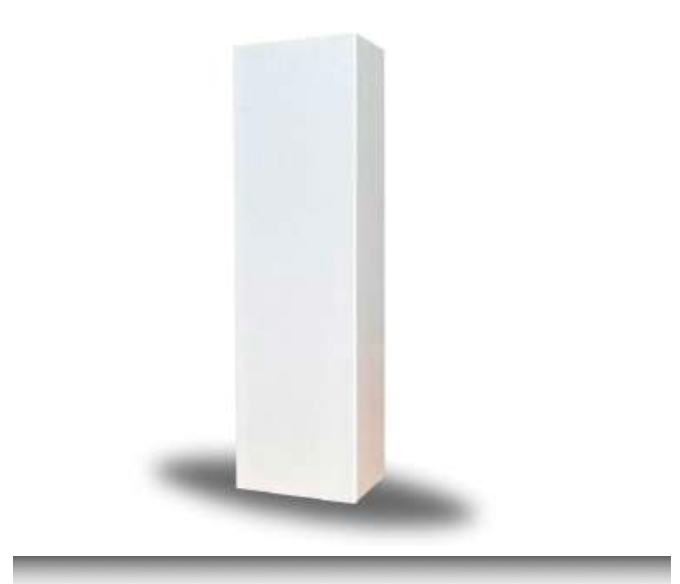 Weißes MDF-Quadratprofil 4×4 cm | Wand-, Eck- und vertikales Dekorprofil