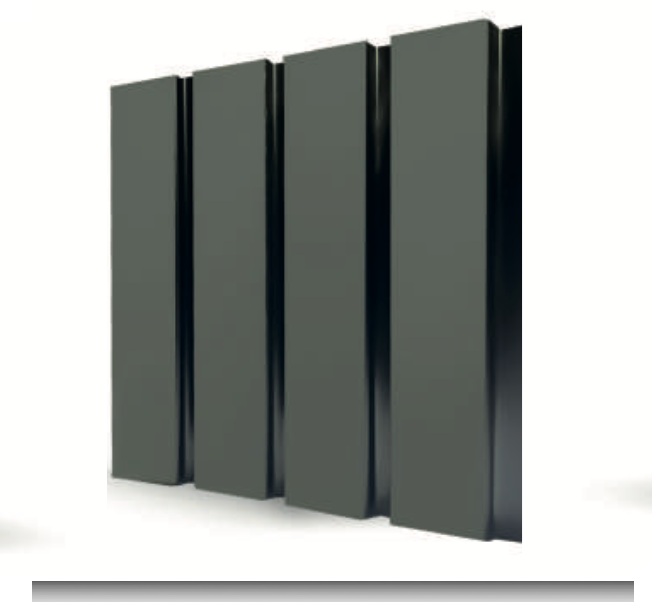Grey MDF Wall Panel 20 cm | Modern Wide Laminated Interior Wall Cladding