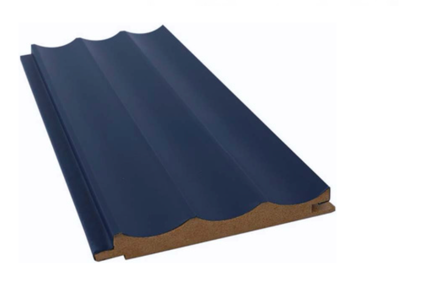 Royal Parlement Blue MDF Wandplatte | Dekorative Wandverkleidung für Innenräume 280 cm