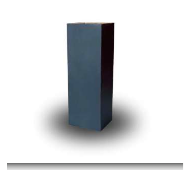 Anthrazitfarbenes Wandpaneel-Trennprofil 4×4×280 cm | Dünnes Paneel-Trennprofil & Übergangslatte