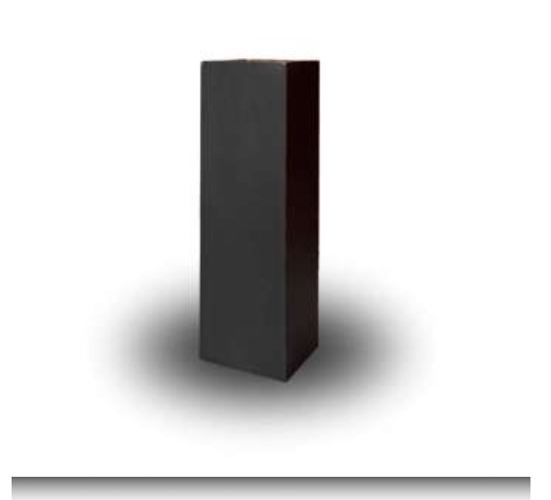 Schwarzes Wandpaneel-Trennprofil 4×4×280 cm | Dünnes Paneel-Trennprofil & Übergangslatte