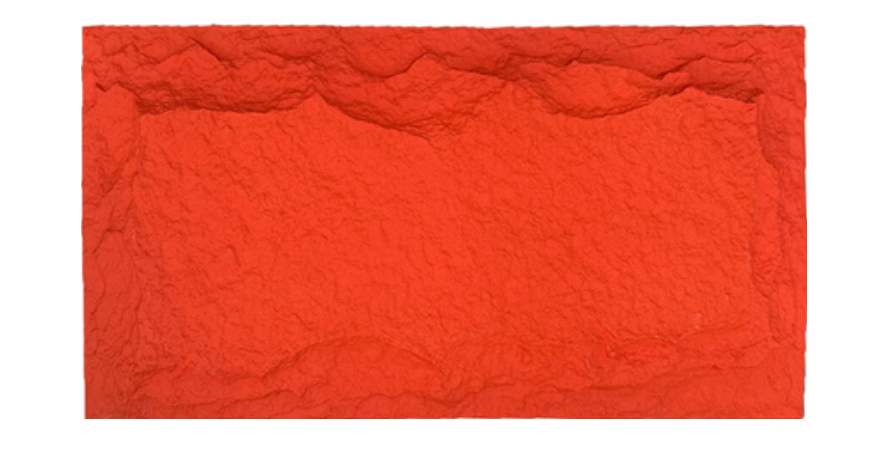 Red Dragon Rock look wall panel | Stone effect decorative wall cladding | 60×120 cm