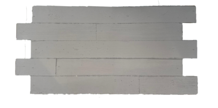 Wandplatte in Sichtbetonoptik | Industrielle dekorative Wandverkleidung | 60×120 cm