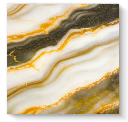 PVC wall panel in antique gold marble look | Luxurious decorative coating | 260×122 cm