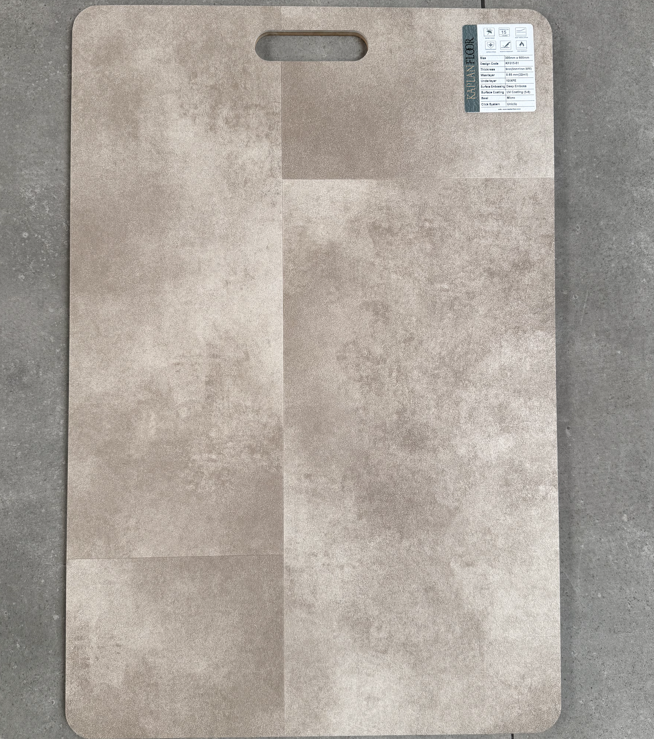 Beton Beige SPC Vinylboden – Wasserfester Klickboden 6 mm