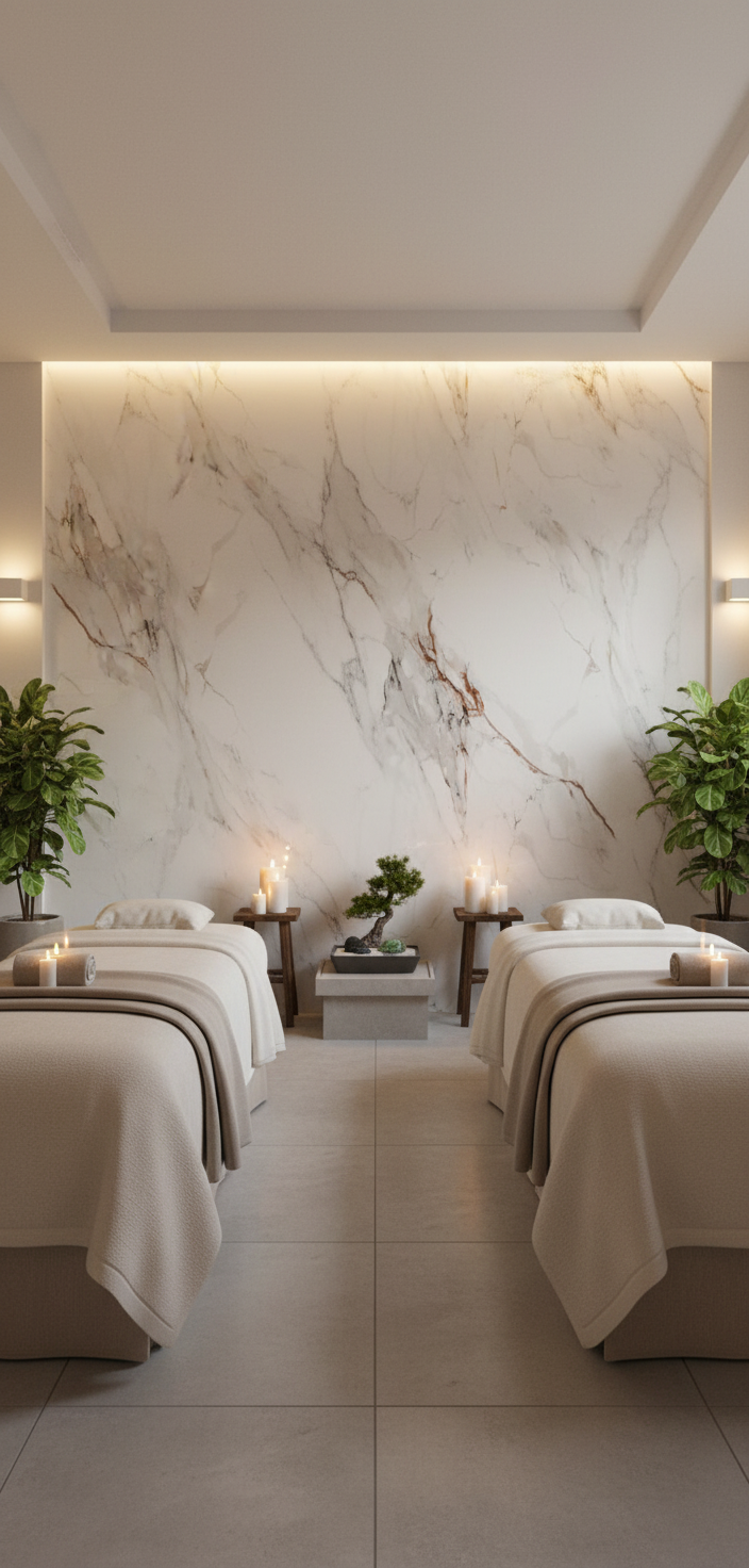 PVC Wandpaneel Soft Calacatta 280×122 cm – Weißes Marmor-Design, Wasserfest