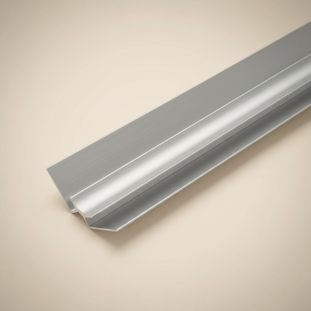 Aluminium Inneneckprofil Silber 270 cm – PVC Wandpaneel Eckprofil & Kantenschutz