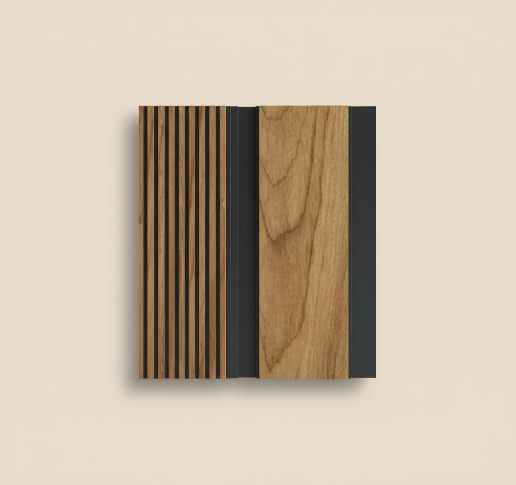 Stribede loft eg MDF-vægpaneler 1 cm | Moderne & industrielt design