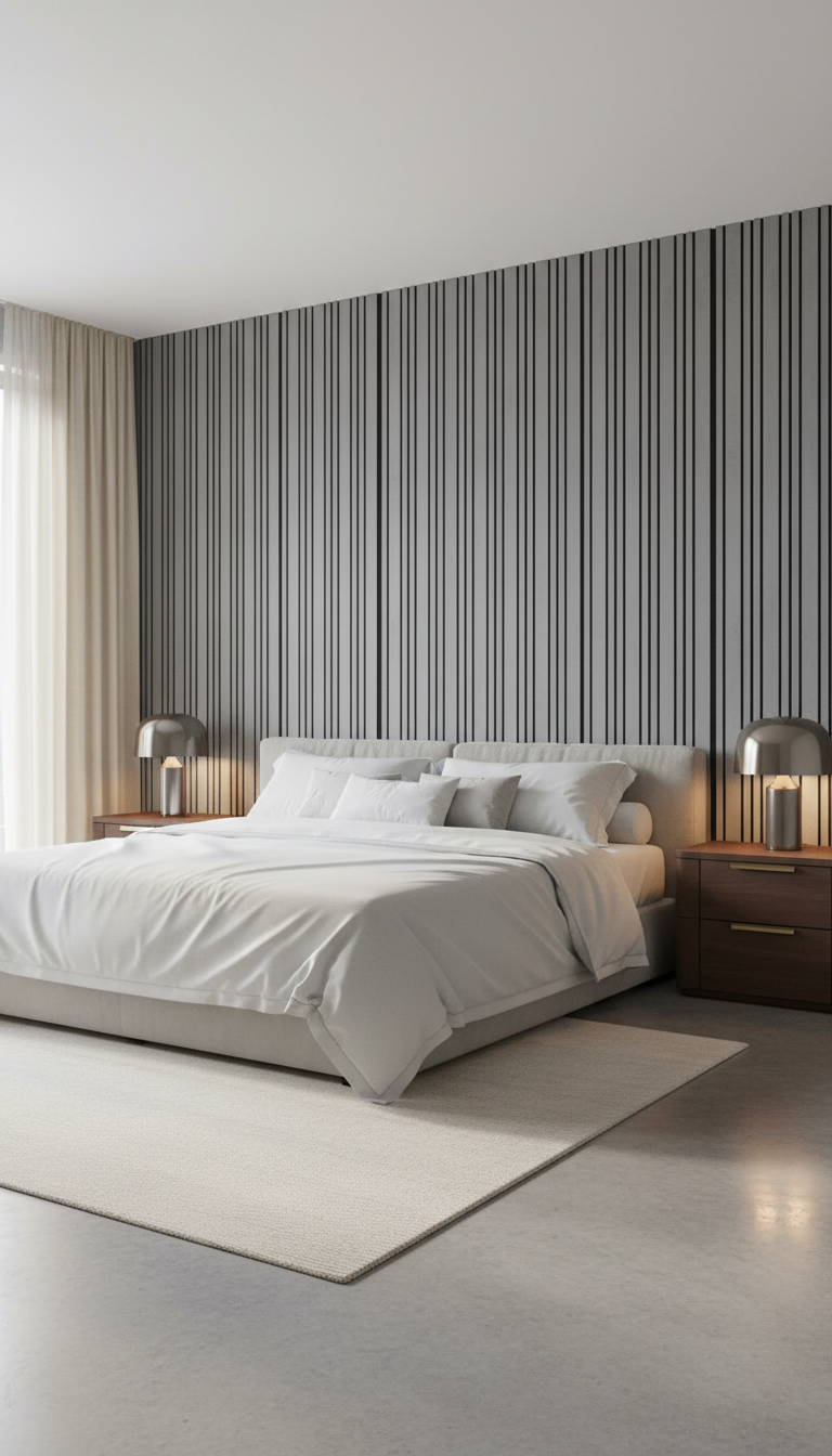 Akustikpanel Dubai Dark Stone 275 x 60 cm – Mørkt stenlook, Moderne & lydabsorberende