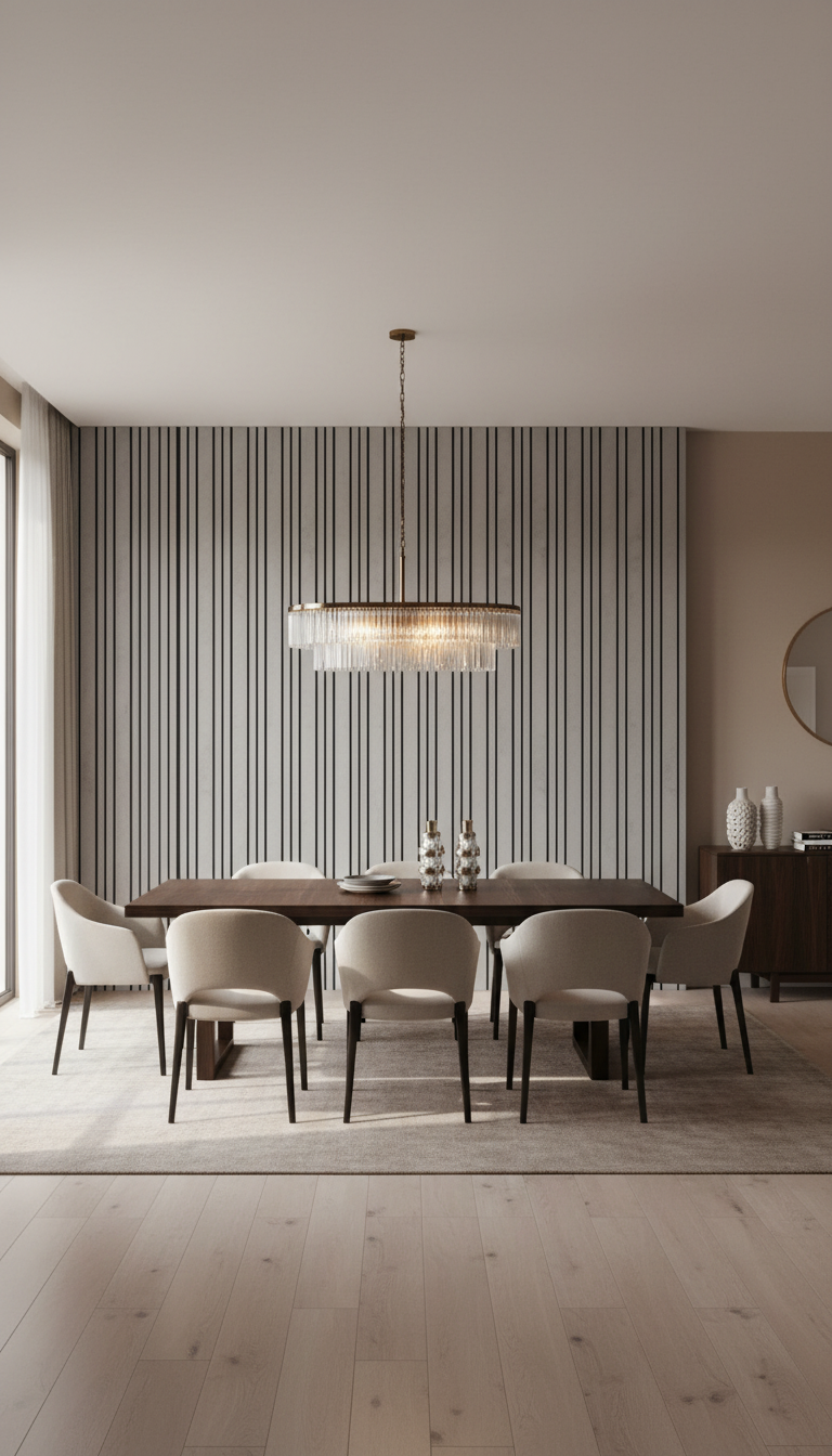 Akustikpaneel Dubai Dark Stone 275 x 60 cm – Dunkle Steinoptik, Modern & Schalldämmend