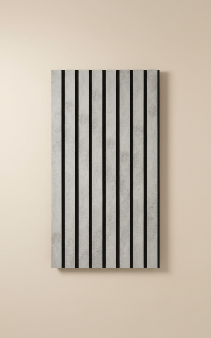 Akustikpanel Loft Dark Stone 275 x 60 cm – Mørkt stenlook & lydisolerende