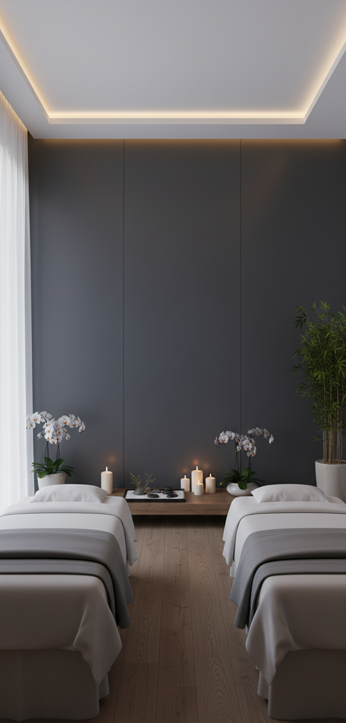 PVC Wandpaneel Metallic Grau 280×122 cm – Moderne Metalloptik, Wasserfest