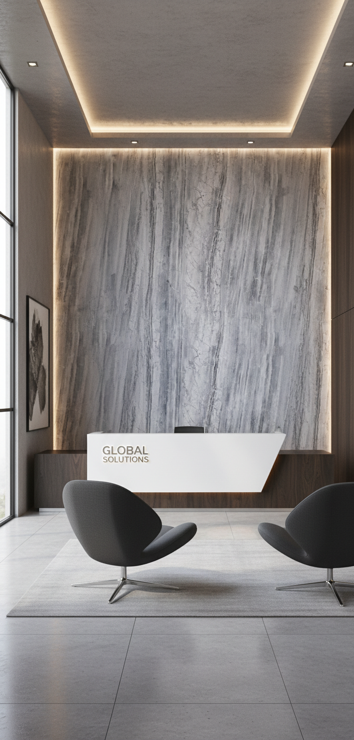 Panel ścienny PVC Titan szary marmur 280 × 122 cm – wodoodporny i nowoczesny