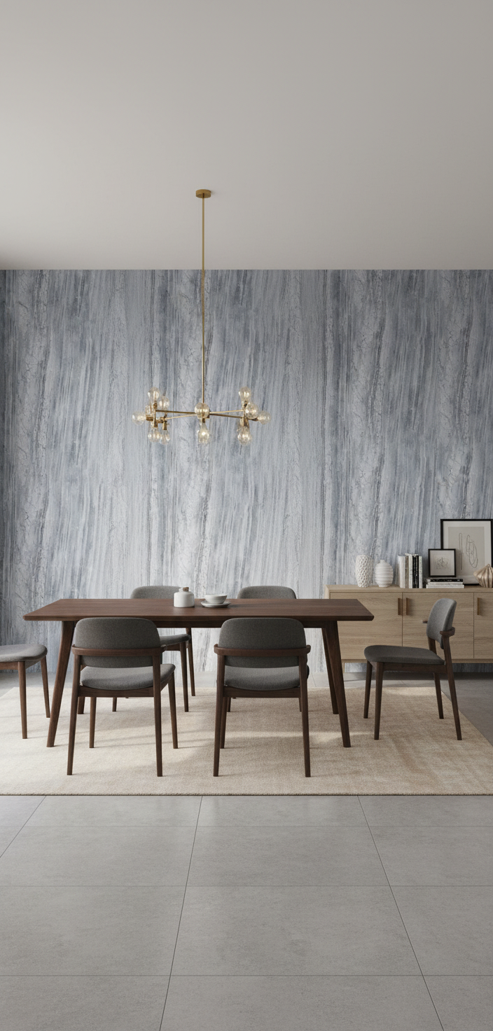 Panel ścienny PVC Titan szary marmur 280 × 122 cm – wodoodporny i nowoczesny
