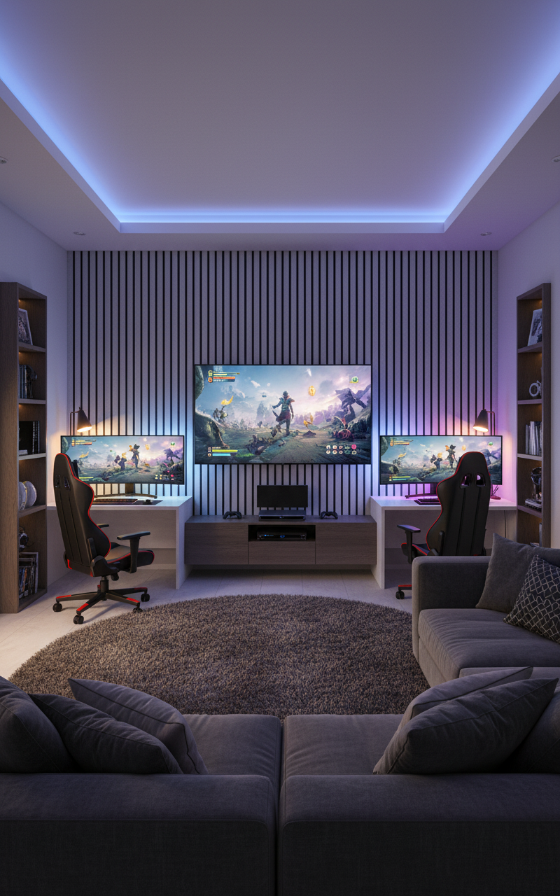 Akustik Wandpaneel 275 × 60 cm – Modernes Design & Schallabsorption