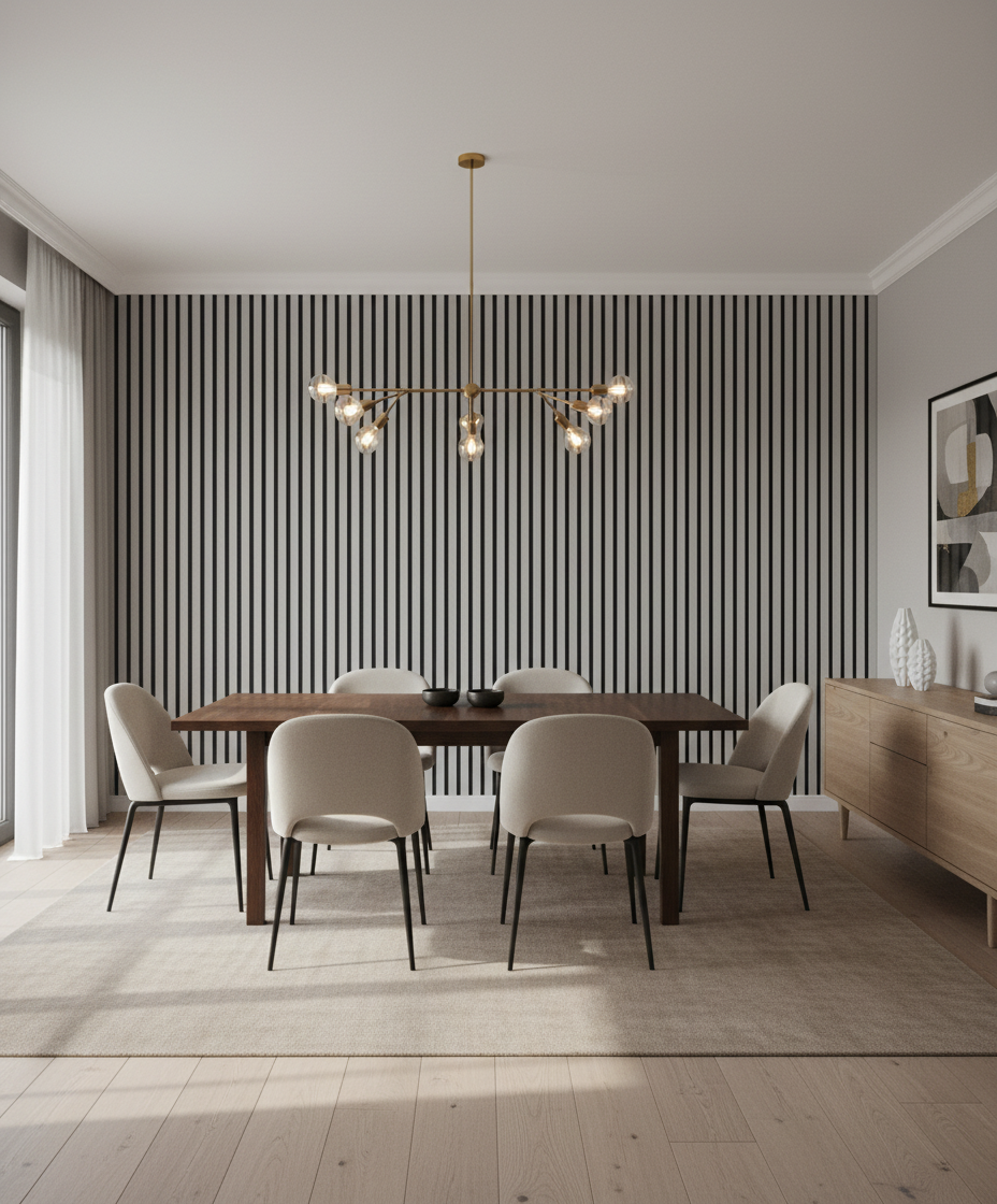 Anthrazit Akustik Wandpaneel 275×60 cm – Moderne Schallabsorption