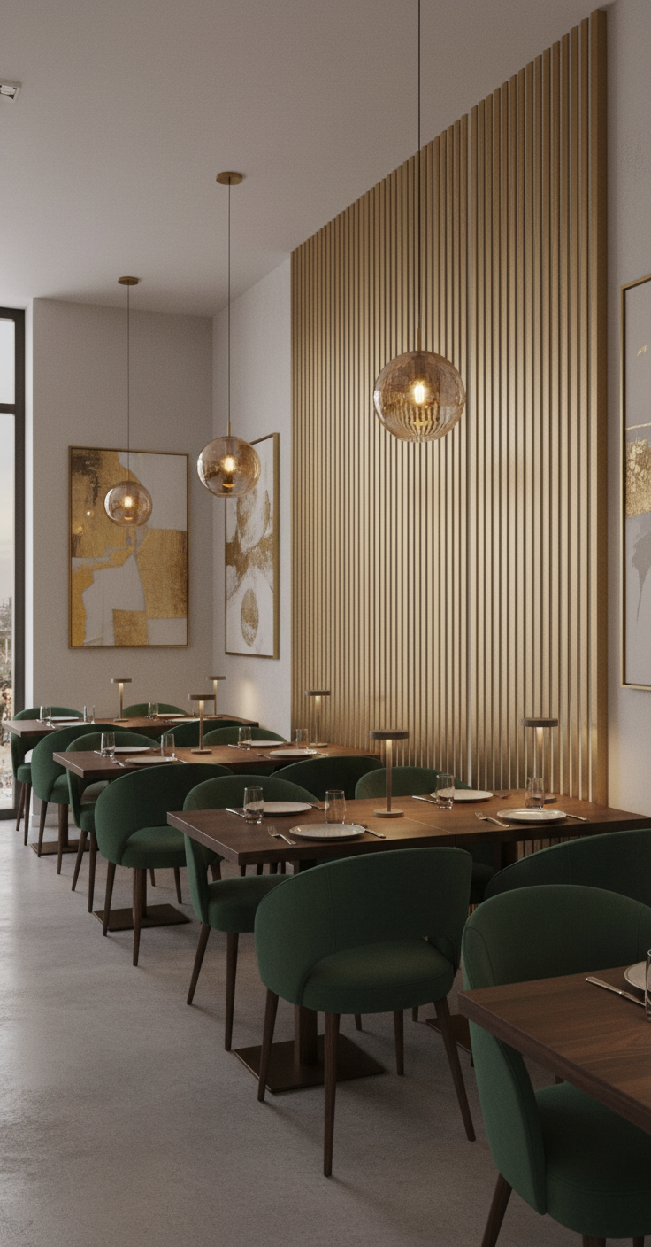 Akustik Wandpaneel Weiß Gold 275×60 cm – Premium Lamellen & Schalldämmung