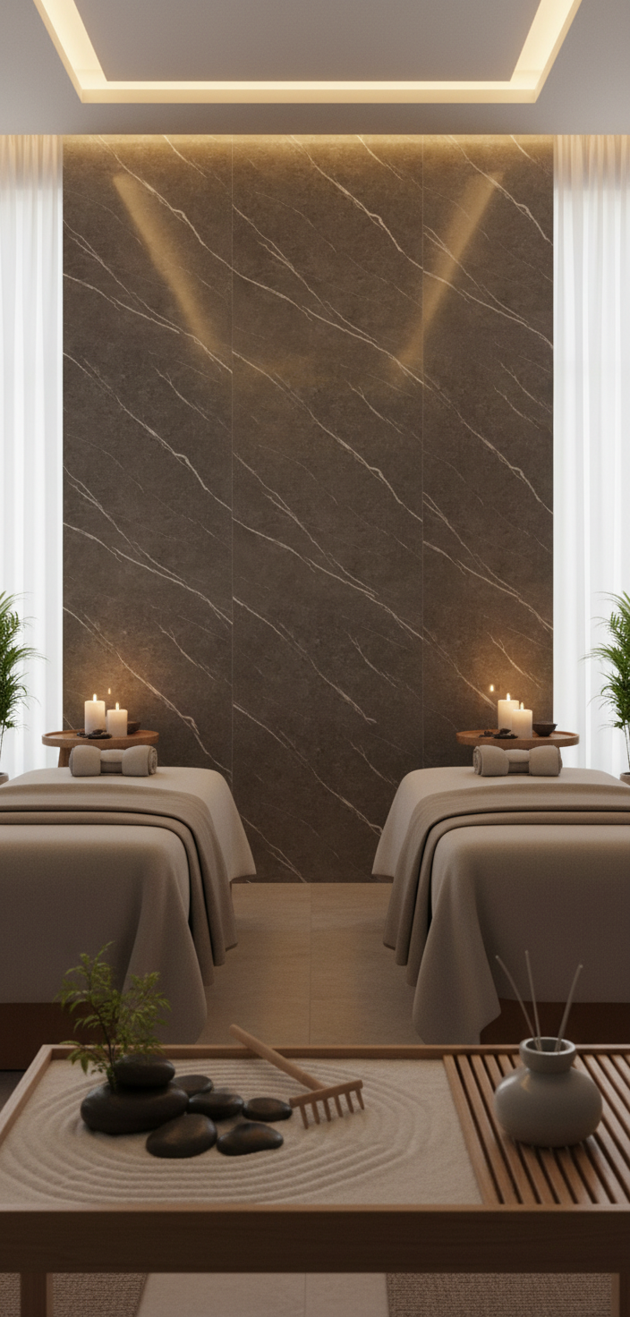 PVC Wandpaneel Nero Schwarz Matt 280×122 cm – Marmoroptik & Wasserdicht