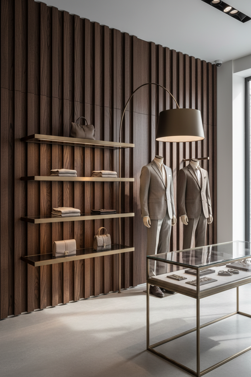 MDF Wandpaneel Holzoptik – Dekorative Lamellen Wandverkleidung für Innenräume