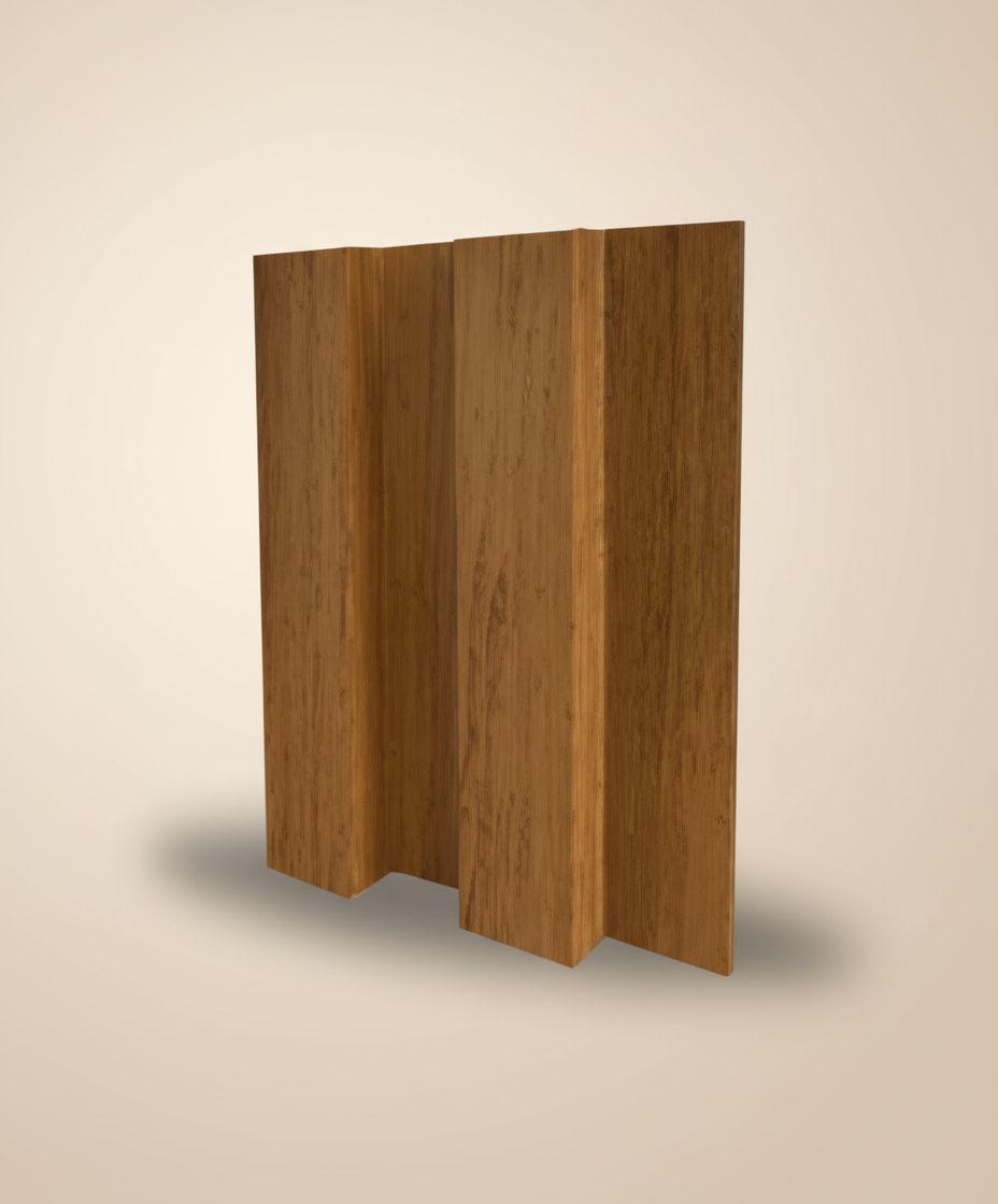 MDF-Wandverkleidung - Heller Holzton Dekorative Innenverkleidung