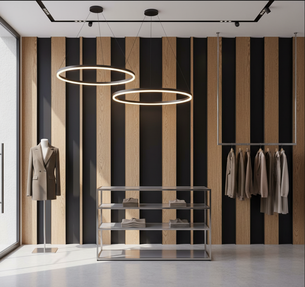 MDF Wall Cladding - Pine Tone Modern Decorative Interior Cladding