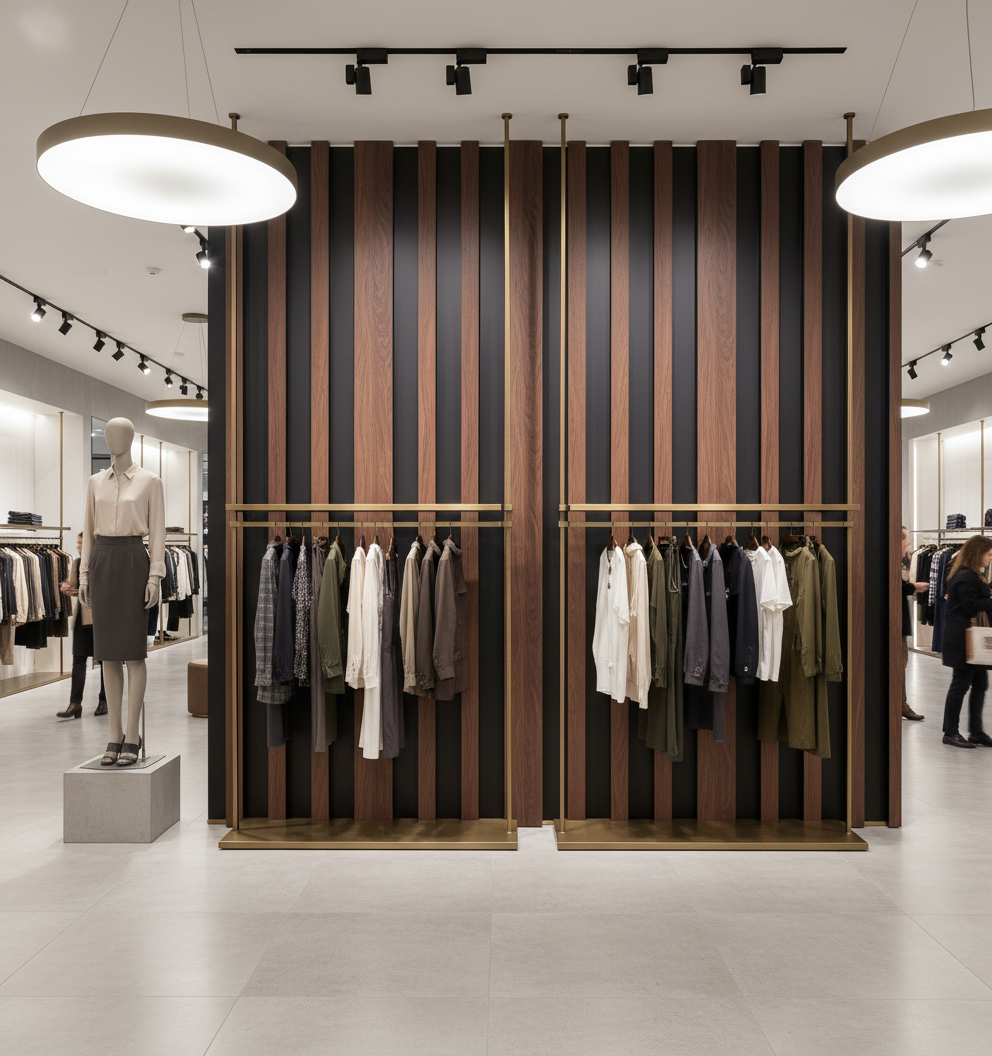 MDF Wall Cladding - Hornbeam Tone Modern Decorative Interior Cladding