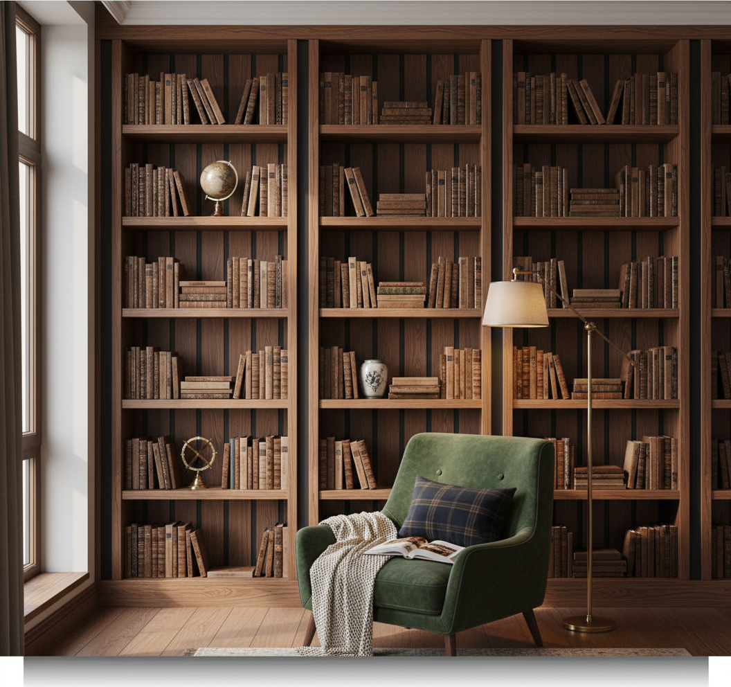 Hainbuche MDF Wandplatte 20 cm | Natürliche Holzoptik Breite laminierte Wandverkleidung