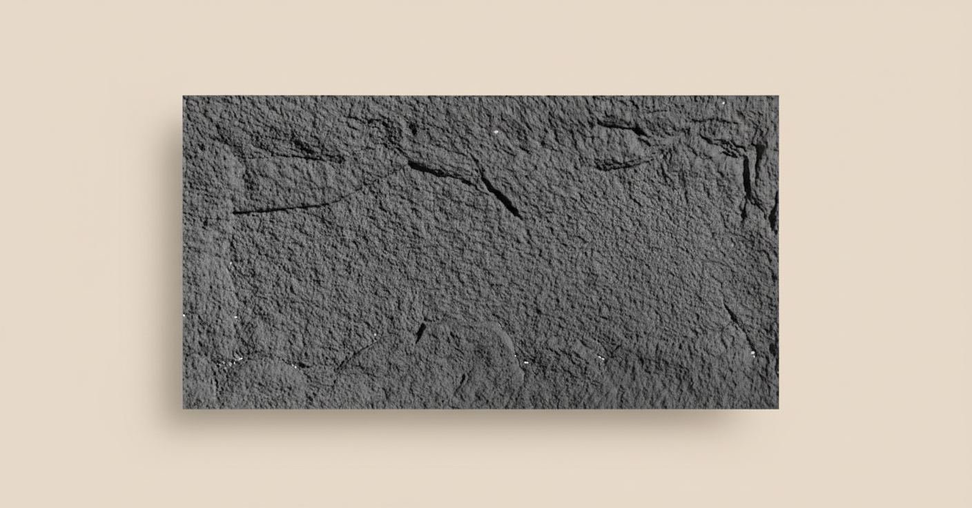 Anthrazitfarbene Wandplatte in Steinoptik | Dekorative Wandverkleidung mit Steineffekt | 60×120 cm