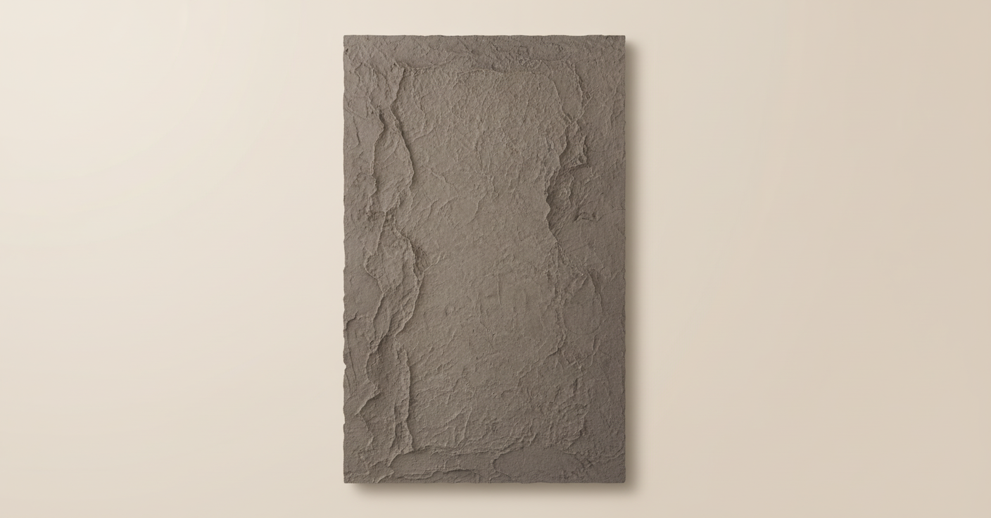 Dunkelgraue Wandpaneele in Steinoptik | Dekorative Wandverkleidung mit Steineffekt | 60×120 cm