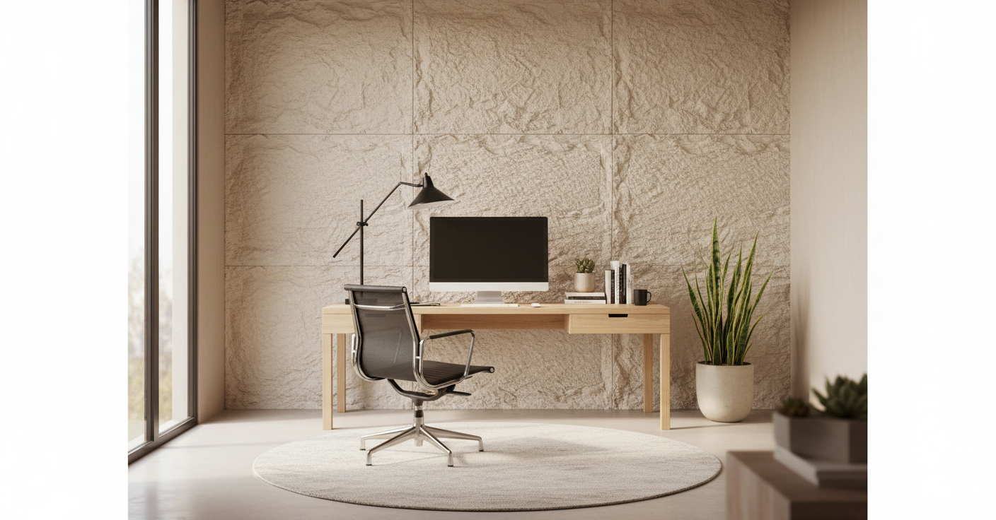 Wandplatte in Sandsteinoptik | Dekorative Wandverkleidung mit Sandstein-Effekt | 60×120 cm