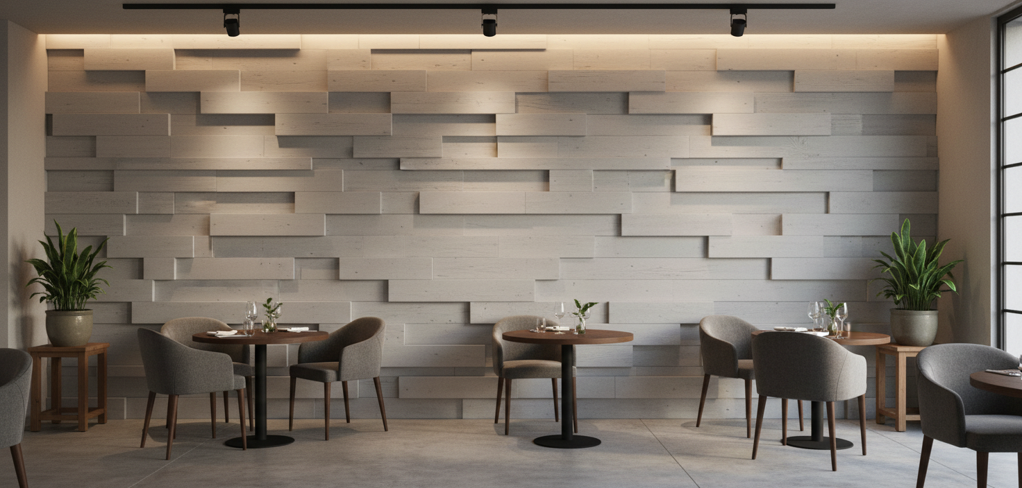 Wandplatte in Sichtbetonoptik | Industrielle dekorative Wandverkleidung | 60×120 cm