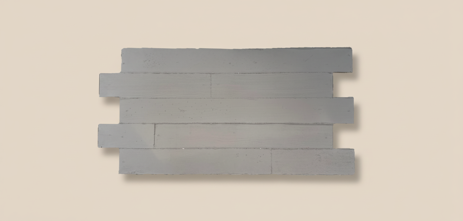 Wandplatte in Sichtbetonoptik | Industrielle dekorative Wandverkleidung | 60×120 cm