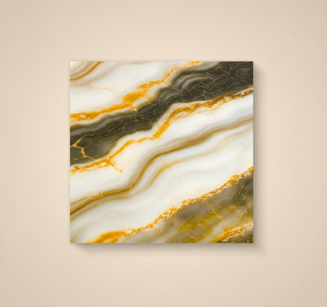 PVC nástěnný panel v antickém zlatém mramorovém vzhledu | Luxusní dekorativní povrch | 260×122 cm